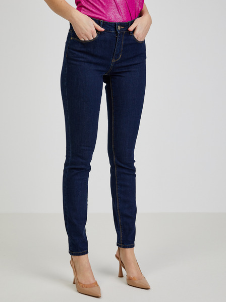Orsay Temno modre ženske slim fit kavbojke ORSAY