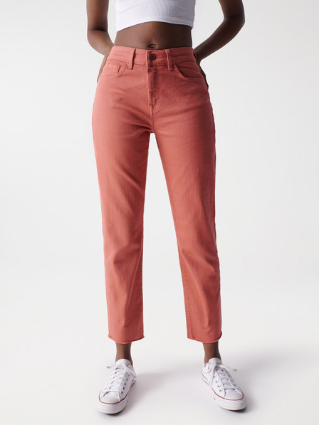 Salsa Jeans Roza Ženske oprijete slim fit kavbojke Salsa Jeans Resnično