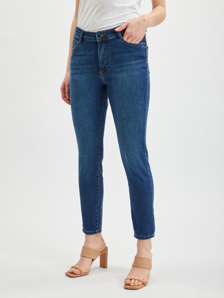 Orsay Temno modre ženske skinny fit kavbojke ORSAY