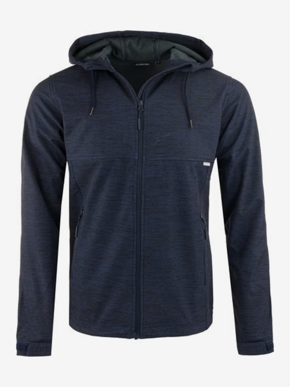 ALPINE PRO Temno modra moška softshell športna jakna ALPINE PRO Hedeg