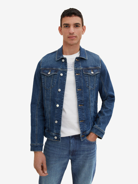 Tom Tailor Temno modra moška jakna iz džinsa Tom Tailor
