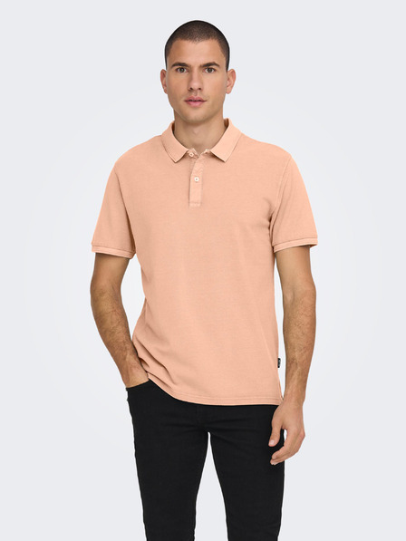 ONLY & SONS Marelična moška osnovna polo majica ONLY & SONS Travis