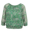 Orsay Zelena ženska vzorčasta bluza ORSAY