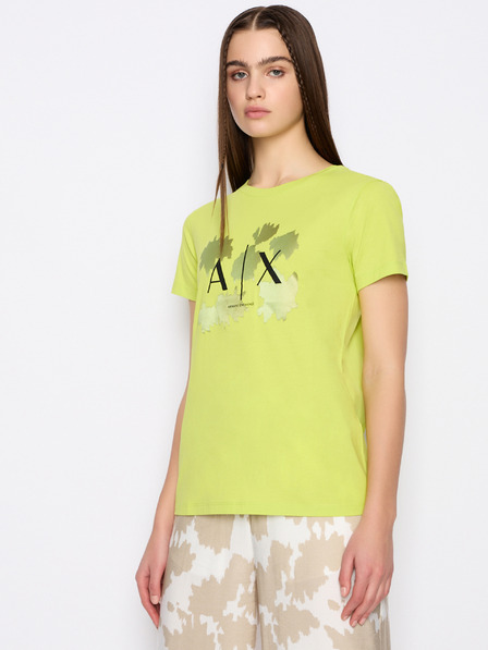 Armani Exchange Svetlo zelena ženska majica Armani Exchange