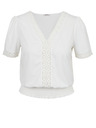 Orsay Bela ženska majica z okrasnimi detajli ORSAY
