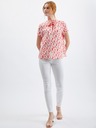 Orsay Rožnata ženska vzorčasta bluza ORSAY