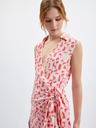 Orsay Rožnata ženska vzorčasta obleka ORSAY