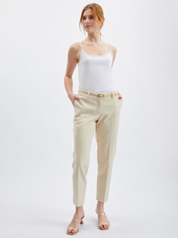 Orsay Bež ženske hlače ORSAY