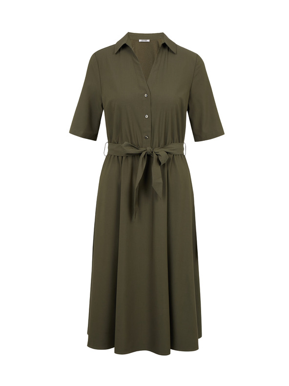 Orsay Kaki ženska obleka ORSAY