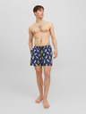 Jack & Jones Temno modre moške vzorčaste kopalke Jack & Jones Fiji