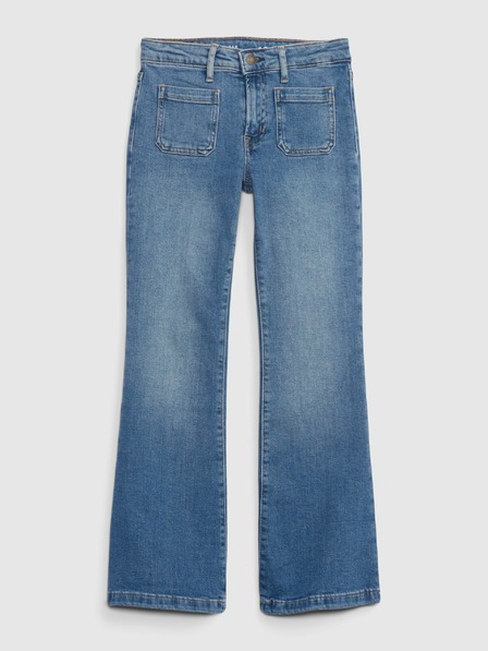 GAP Otroške jeans hlače flare z visokim pasom GAP