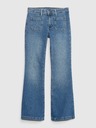 GAP Otroške jeans hlače flare z visokim pasom GAP
