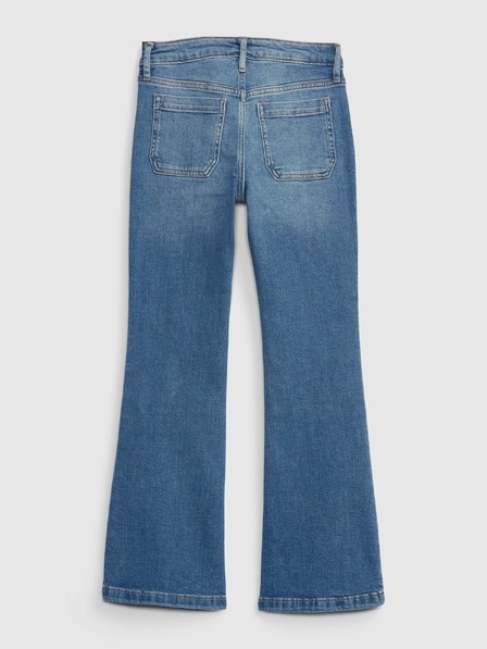 GAP Otroške jeans hlače flare z visokim pasom GAP