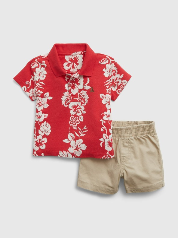GAP Baby komplet polo in kratke hlače GAP