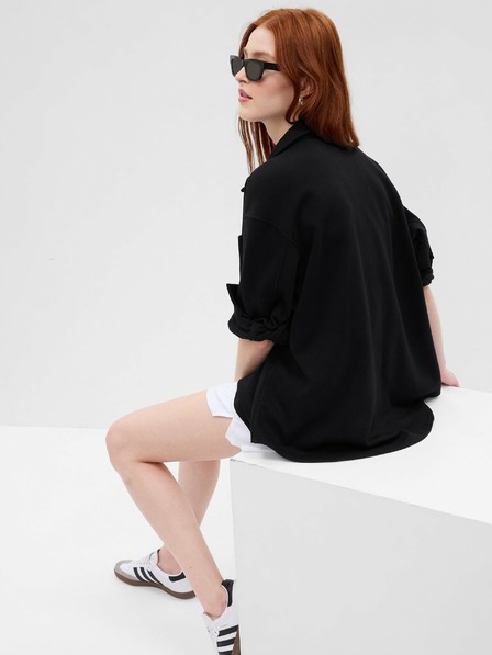 GAP Oversize zateplená košeľová bunda Vintage GAP