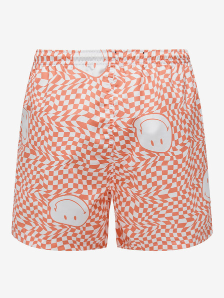 ONLY & SONS Oranžne moške vzorčaste kopalke ONLY & SONS Ted
