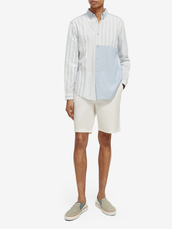 Scotch & Soda Modro-bela moška črtasta majica Scotch & Soda