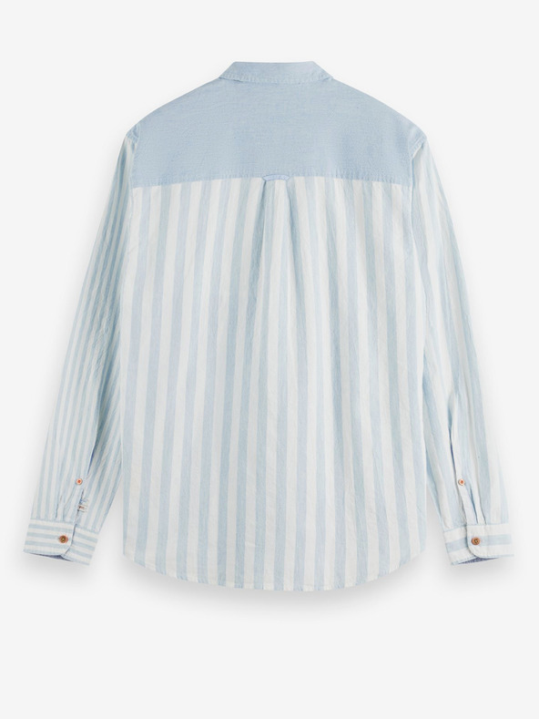 Scotch & Soda Modro-bela moška črtasta majica Scotch & Soda