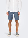 ONLY & SONS Modre moške hlače chinos s platnom ONLY & SONS Mark