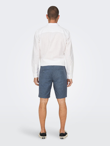 ONLY & SONS Modre moške hlače chinos s platnom ONLY & SONS Mark