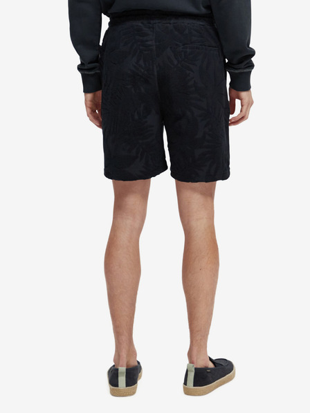 Scotch & Soda Temno modre moške kratke hlače z vzorcem Scotch & Soda