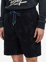 Scotch & Soda Temno modre moške kratke hlače z vzorcem Scotch & Soda