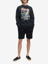 Scotch & Soda Temno modre moške kratke hlače z vzorcem Scotch & Soda