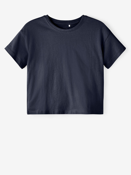 name it Temno modra osnovna majica za dekleta ime Vita