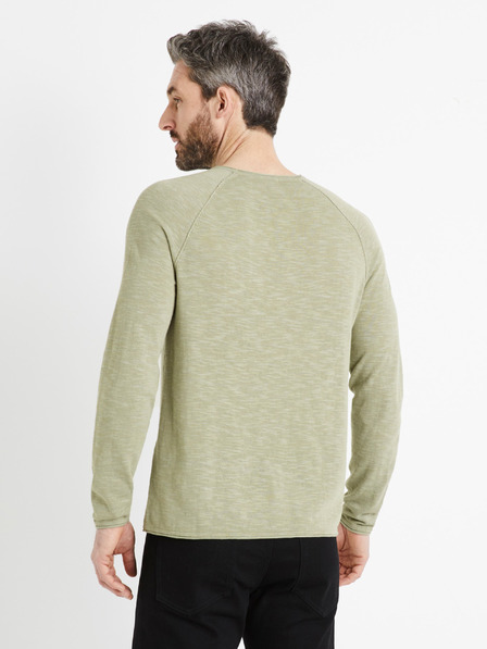 Celio Zelen moški pulover Celio Dereveur