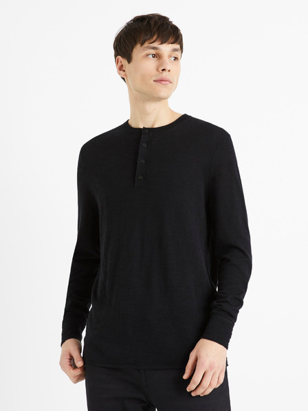 Celio Črn moški pulover Celio Decanoe