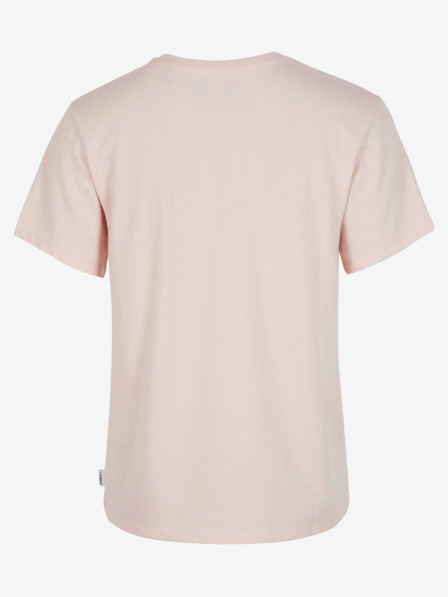 O'Neill Bež ženska majica O'Neill ESSENTIALS V-NECK T-SHIRT z osnovnim izrezom v obliki črke V