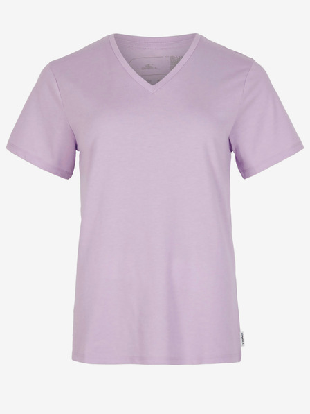 O'Neill Svetlo vijolična ženska majica z osnovnim izrezom v obliki črke V O'Neill ESSENTIALS V-NECK T-SHIRT