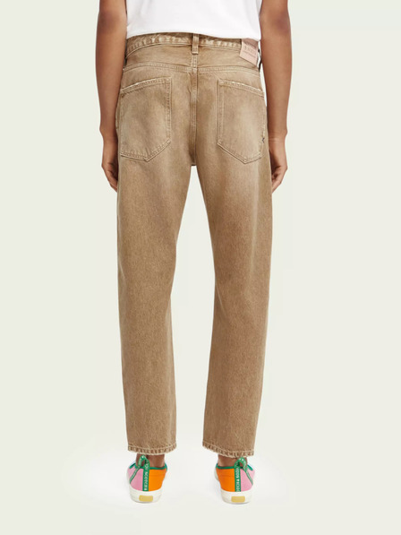 Scotch & Soda bež moške kavbojke ravnega kroja Scotch & Soda