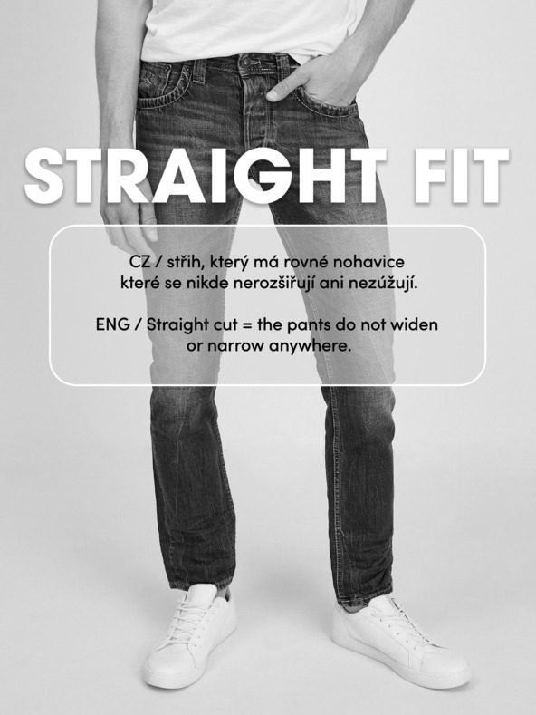 Scotch & Soda bež moške kavbojke ravnega kroja Scotch & Soda