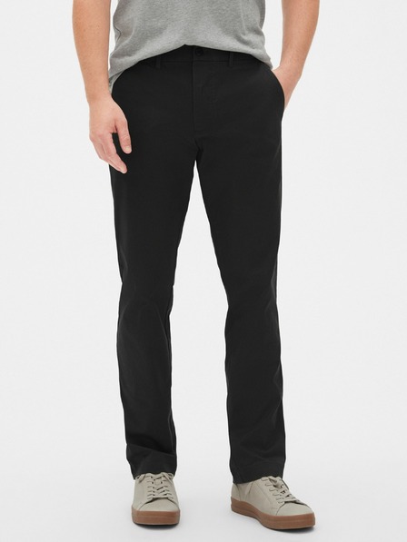 GAP Nohavice modern khaki rovné GapFlex GAP