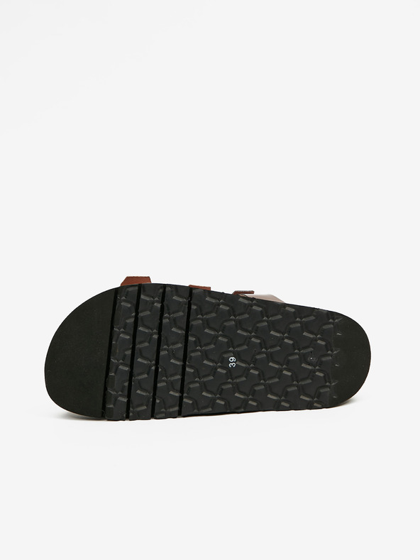 Ojju Vijolični in bež ženski copati na platformi OJJU