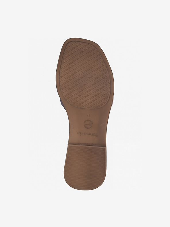 Tamaris Svetlo vijolični usnjeni copati Tamaris