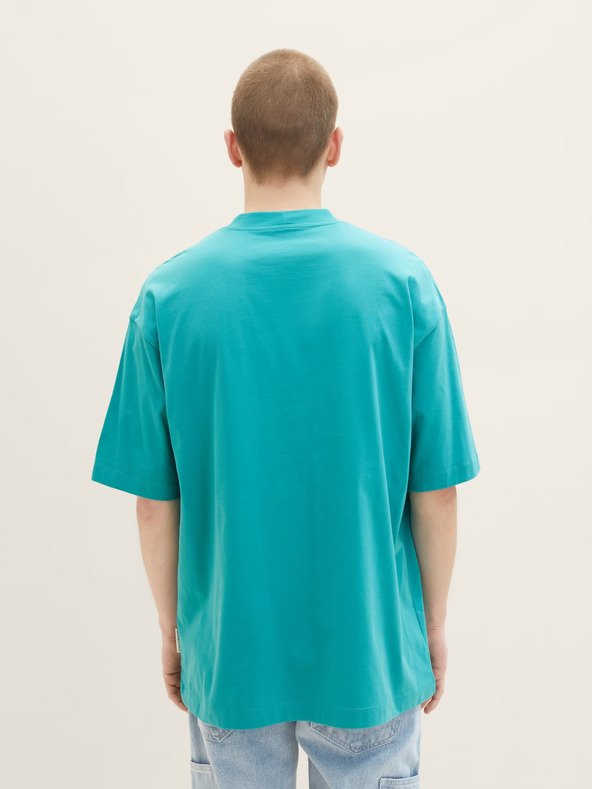 Tom Tailor Denim Turkizna moška majica Tom Tailor Denim