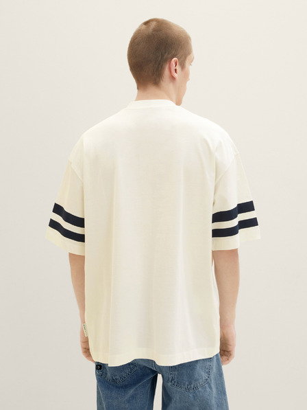 Tom Tailor Denim Kremasta moška majica Tom Tailor Denim