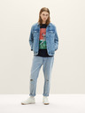 Tom Tailor Denim Temno modra moška majica iz džinsa Tom Tailor