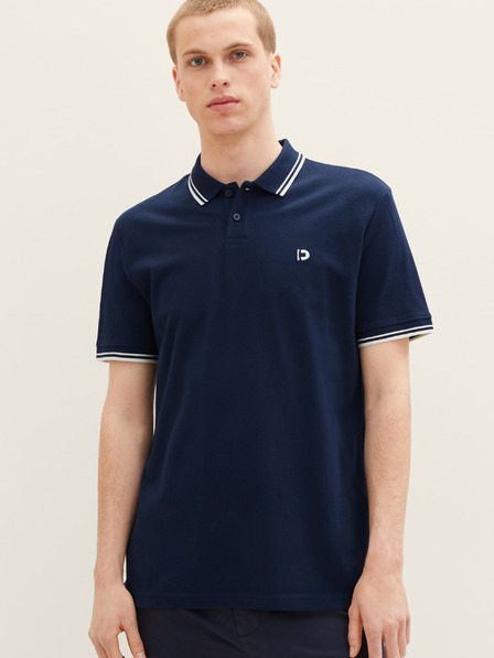 Tom Tailor Denim Temno modra moška polo majica Tom Tailor Denim
