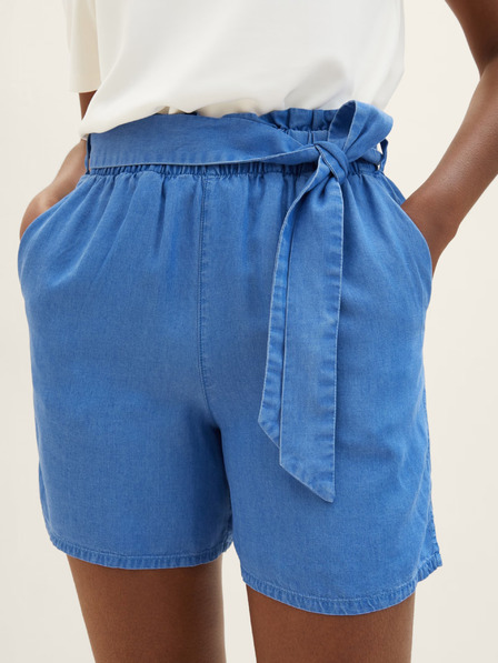 Tom Tailor Denim Modre ženske kratke hlače Tom Tailor Denim