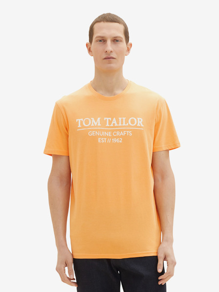Tom Tailor Moška oranžna majica Tom Tailor