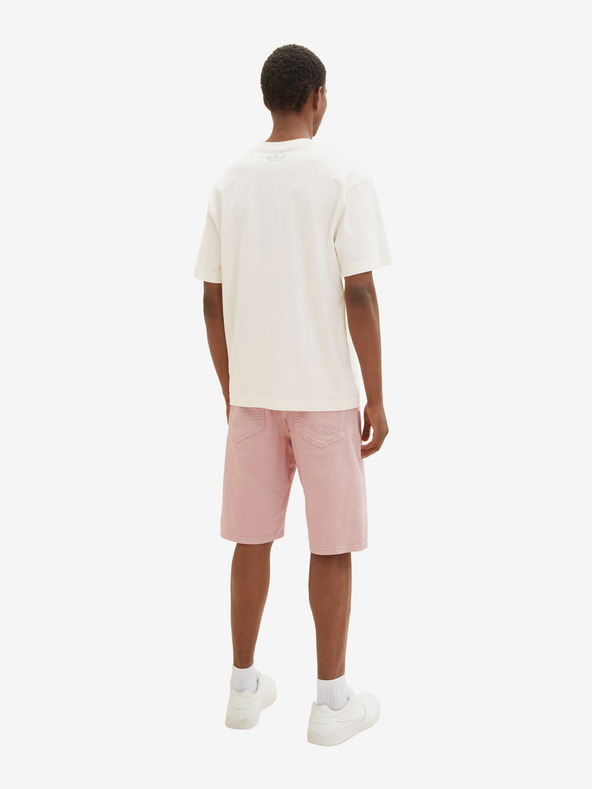 Tom Tailor Svetlo roza moške kratke hlače iz džinsa Tom Tailor