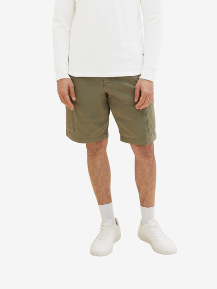 Tom Tailor Kaki moške kratke hlače z žepi Tom Tailor
