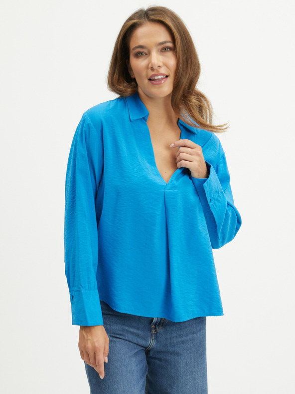 ONLY Modra dekliška bluza ONLY Kate