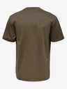 ONLY & SONS Rjava osnovna majica ONLY & SONS Fred