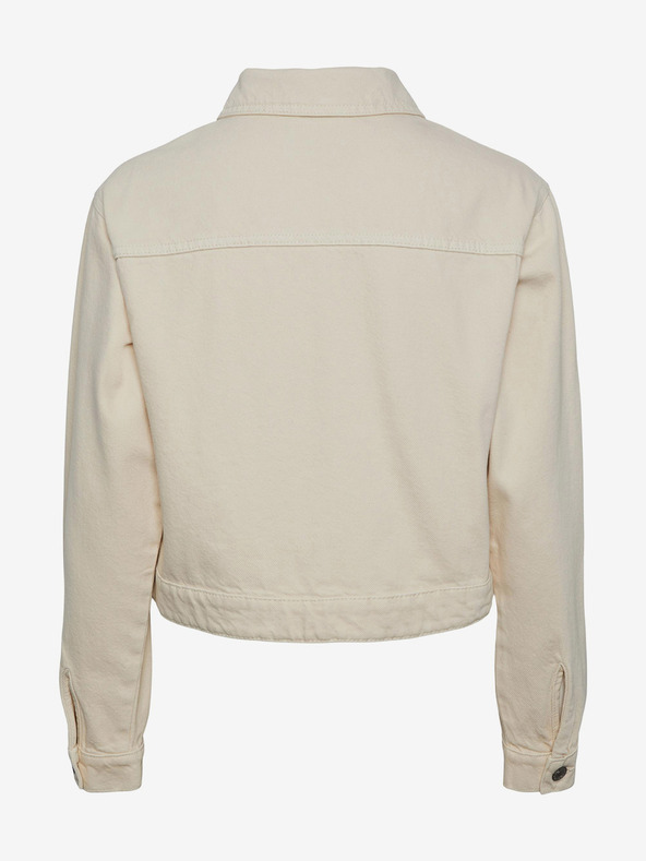 Pieces Kremasta ženska džins jakna Pieces Tessie