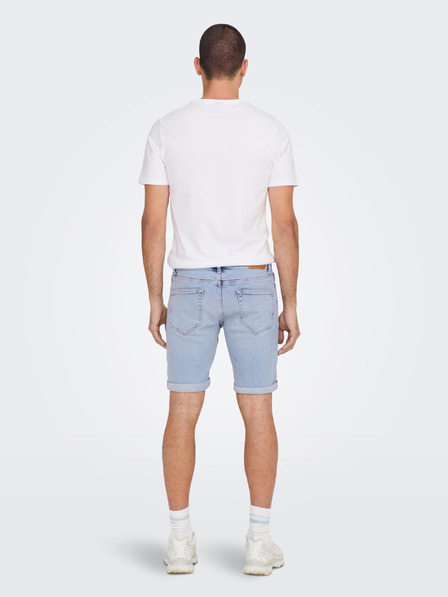 ONLY & SONS Svetlomodre moške kratke hlače iz džinsa ONLY & SONS Ply