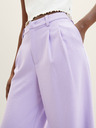 Tom Tailor Denim Svetlo vijolične ženske hlače širokega kroja Tom Tailor Denim